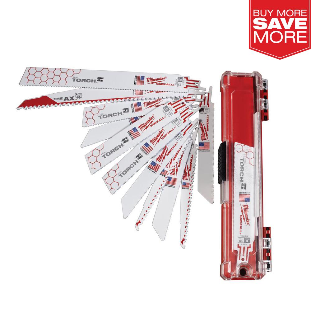MAXOPRO 32-Piece Reciprocating Saw Blades Set – Premium Sawzall Blades For Metal & Wood | Bi-Metal, Long Lasting, With Organizer Pouch