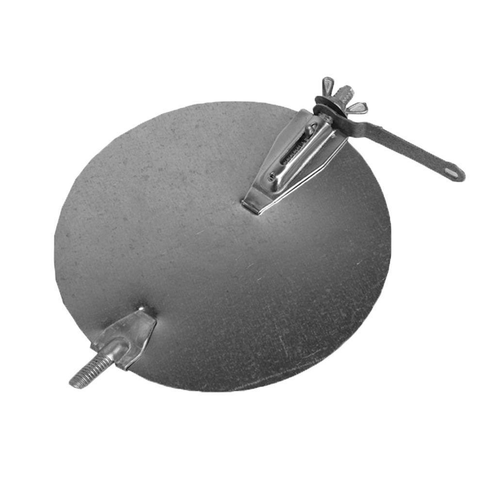 SpeediProducts 7 in. Galvanized Round Duct Volume Control Damper with