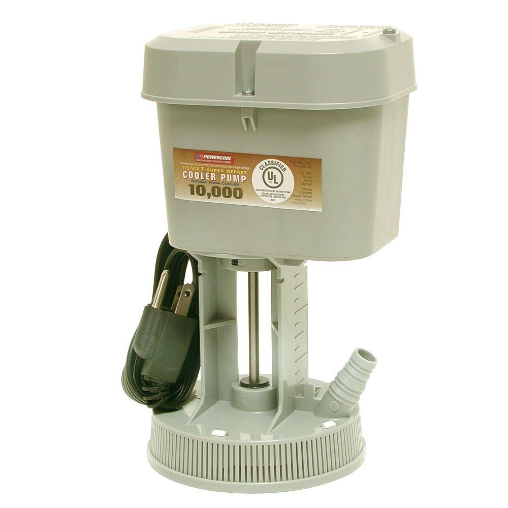 Powercool Dial Ul10000 115 Volt Evaporative Cooler Pump 1095 The Home Depot 8377