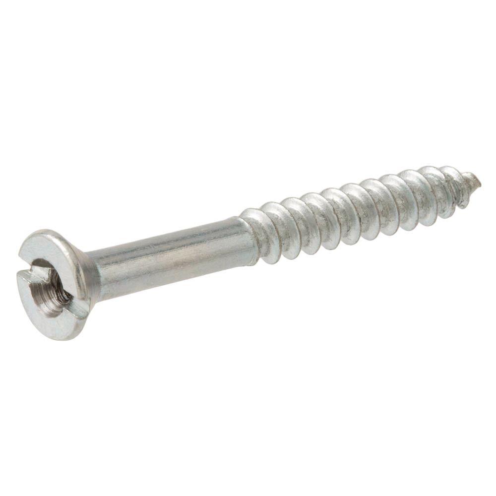 wood screw with threaded head