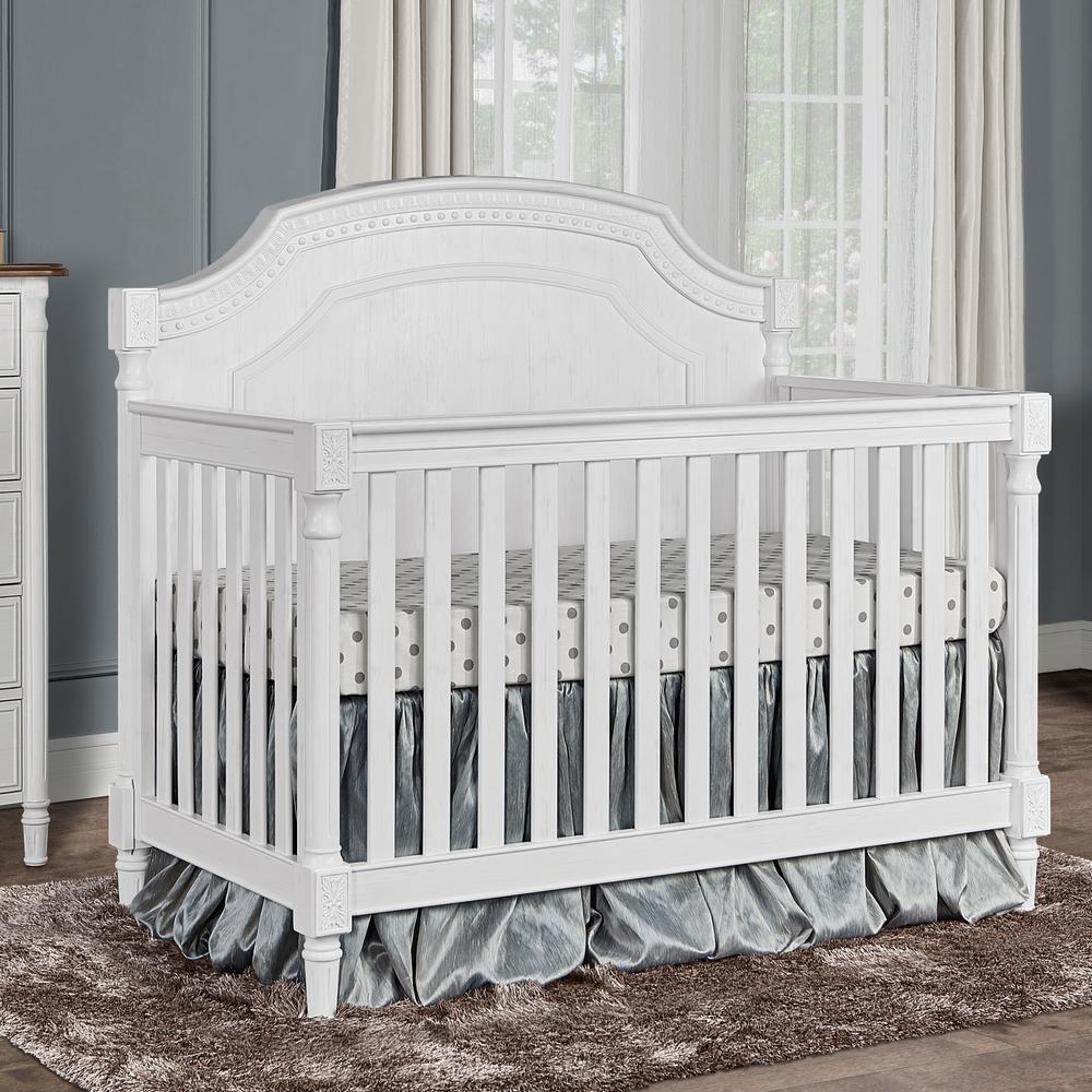 Brush White Cribs Mattresses Baby Furniture The Home Depot