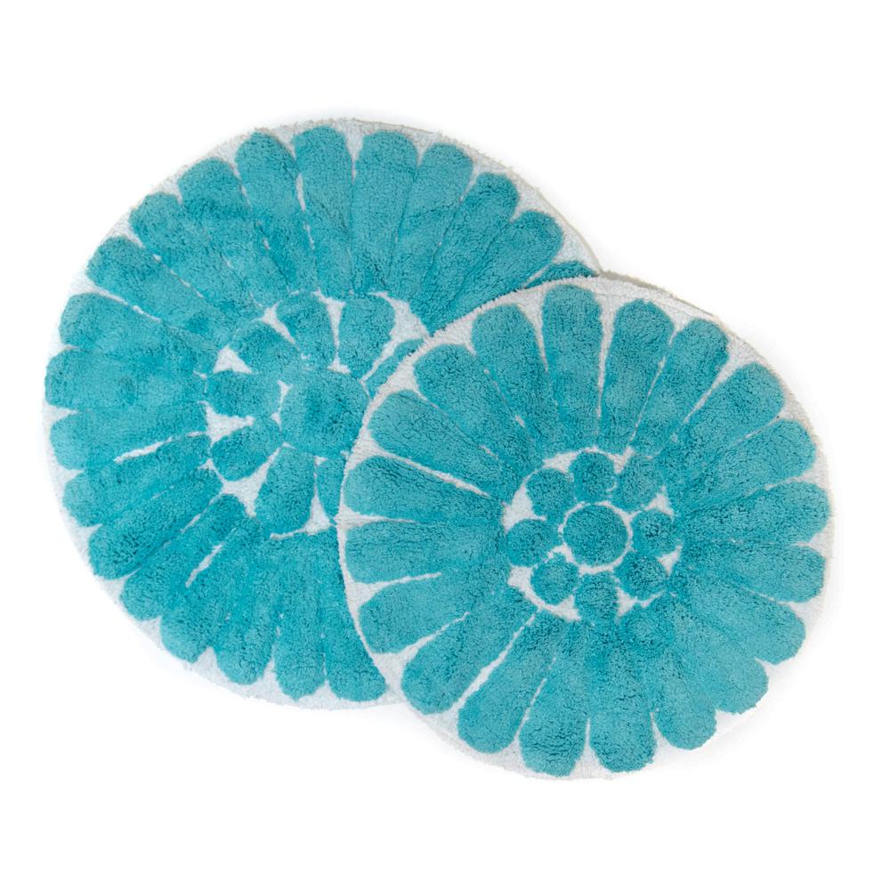Linen InterDesign Spa Round Rug 24