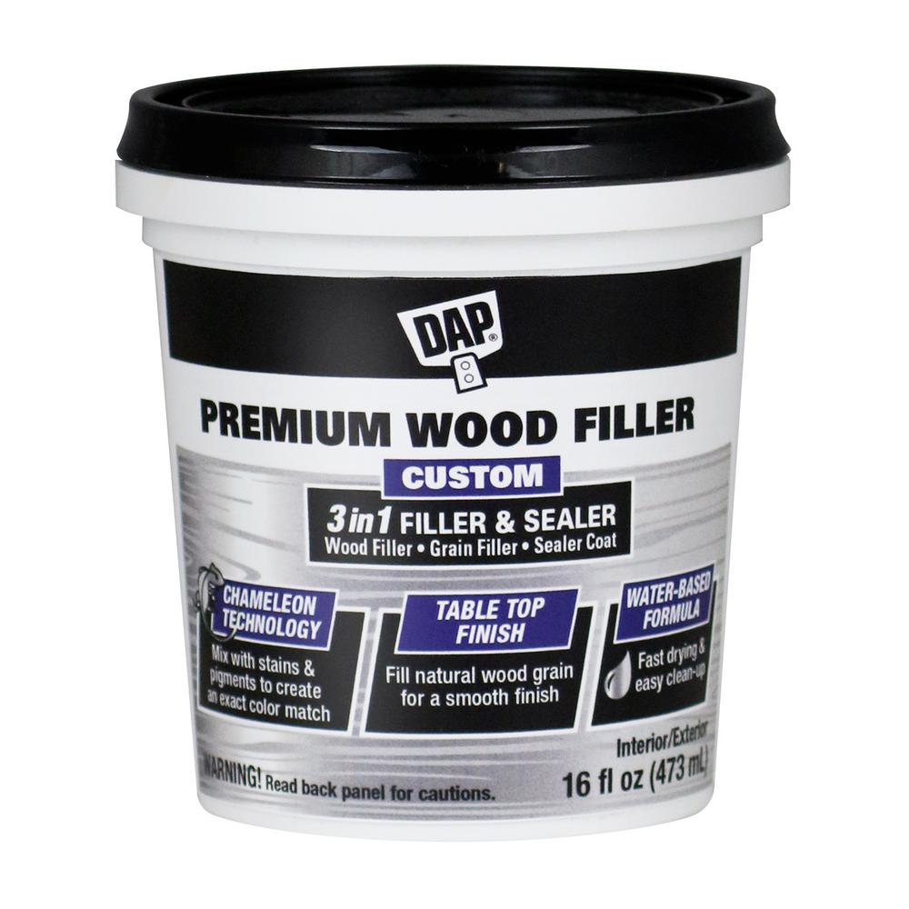 DAP Premium Wood Filler 16 oz. White (4Pack)7079800550 The Home Depot