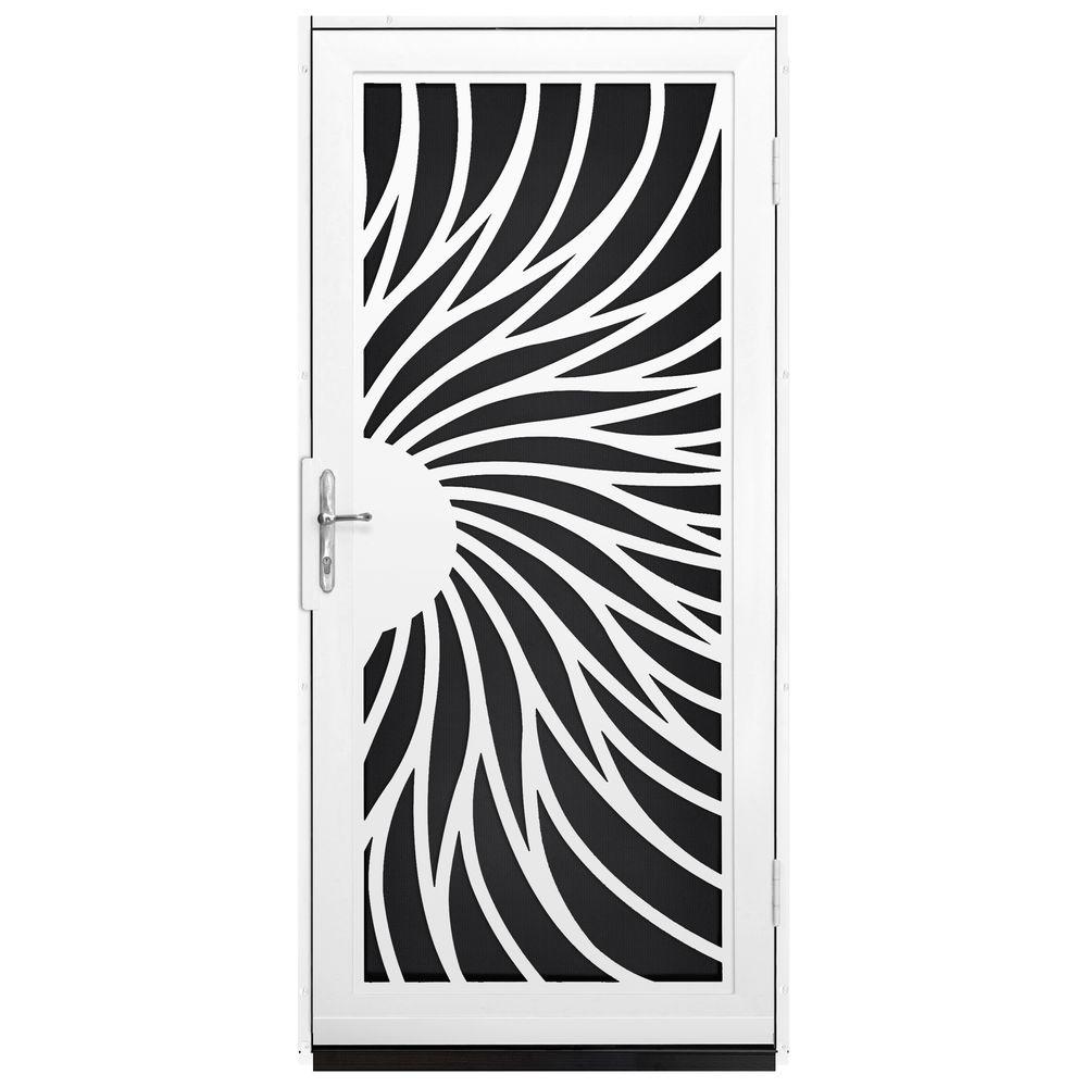 Modern Unique Home Designs Security Doors for Simple Design