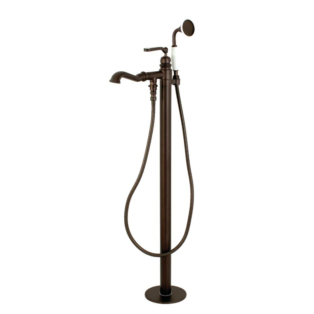 Kingston Brass Traditional Single Handle Floor Mount Roman Tub