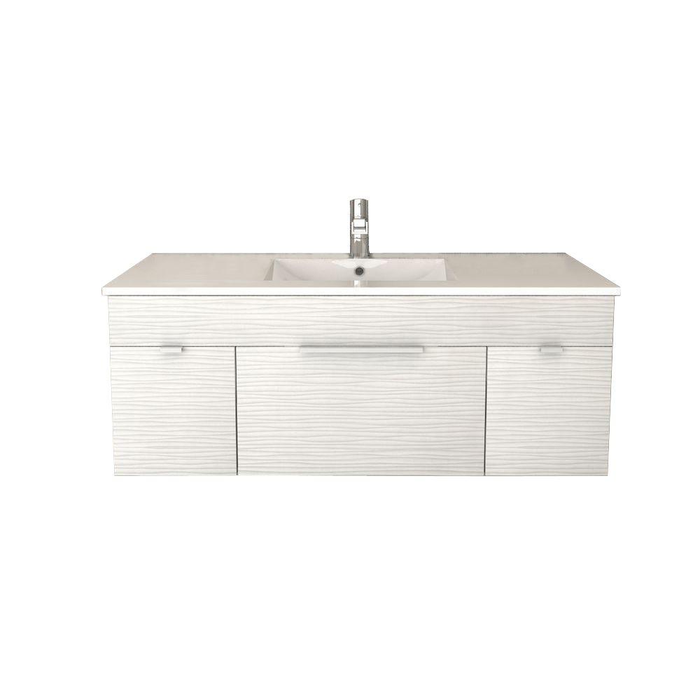 Cutler Kitchen And Bath Textures Collection 48 In W X 18 In D X