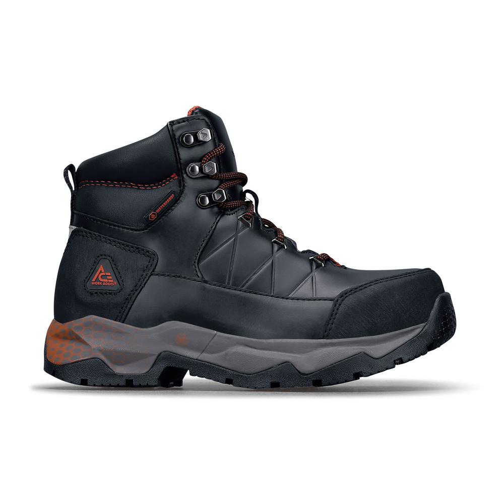 Ace Women S Highline Waterproof 6 Work Boots Alloy Toe Black