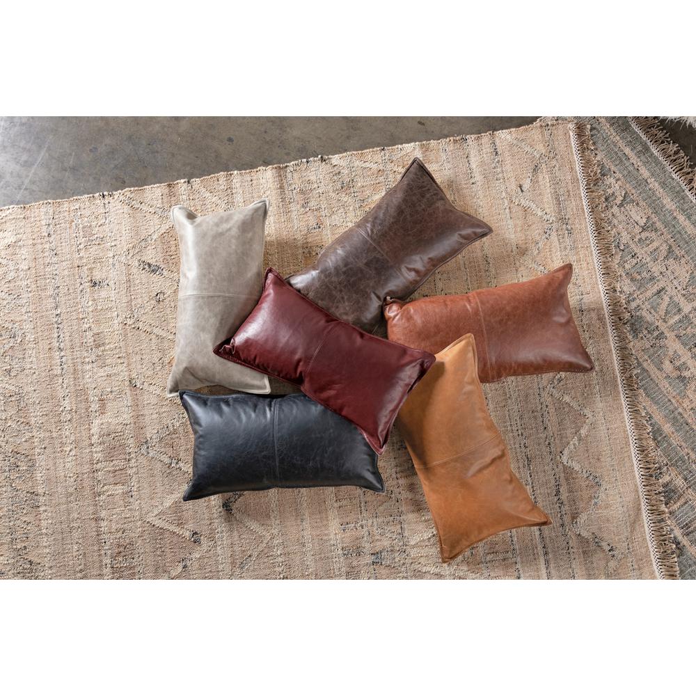 Villa Distressed Leather Kona Brown 14 In X 26 In Rectangle