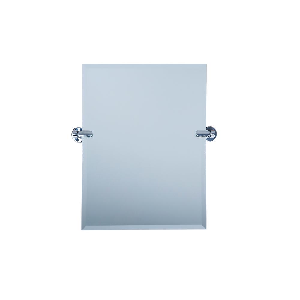 Dreamwerks 21 in. W x 24 in. H Pivoting Beveled Single Frameless Mirror