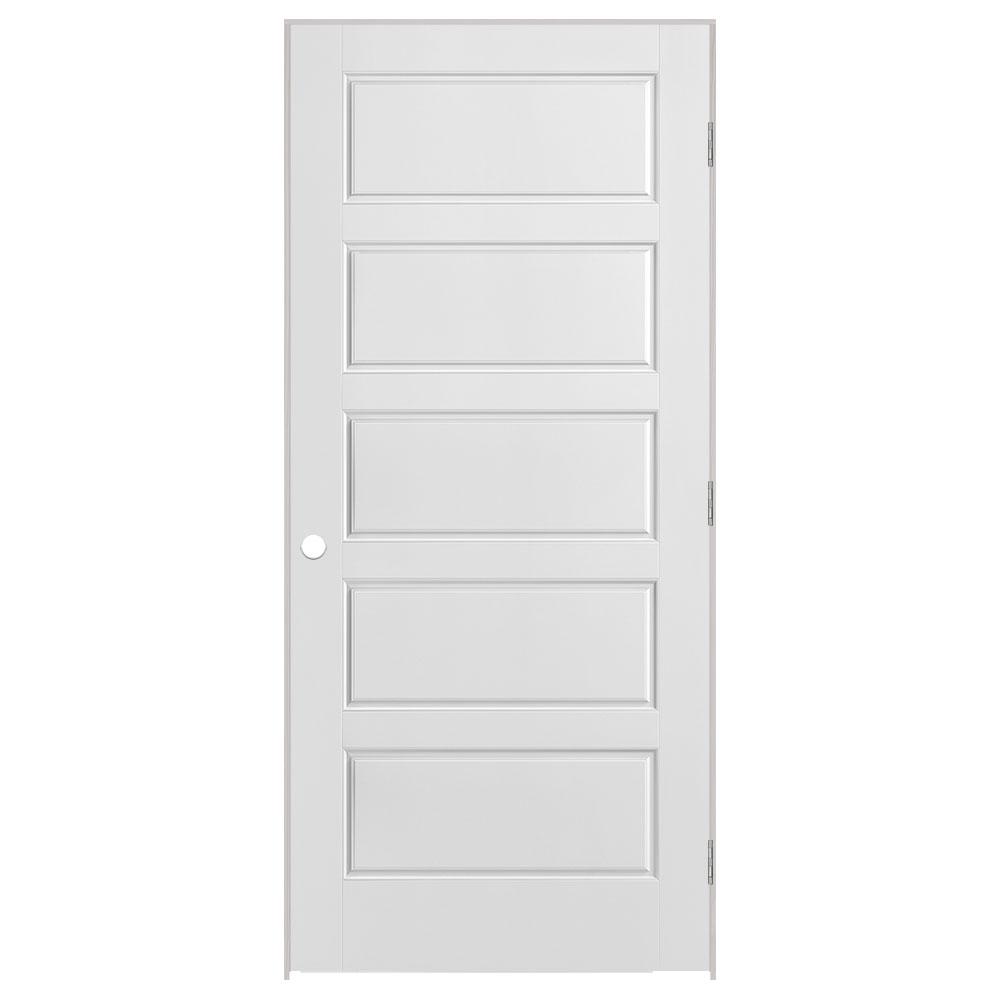 Masonite 36 In X 80 In 6 Panel Split Jamb Hollow Core Textured