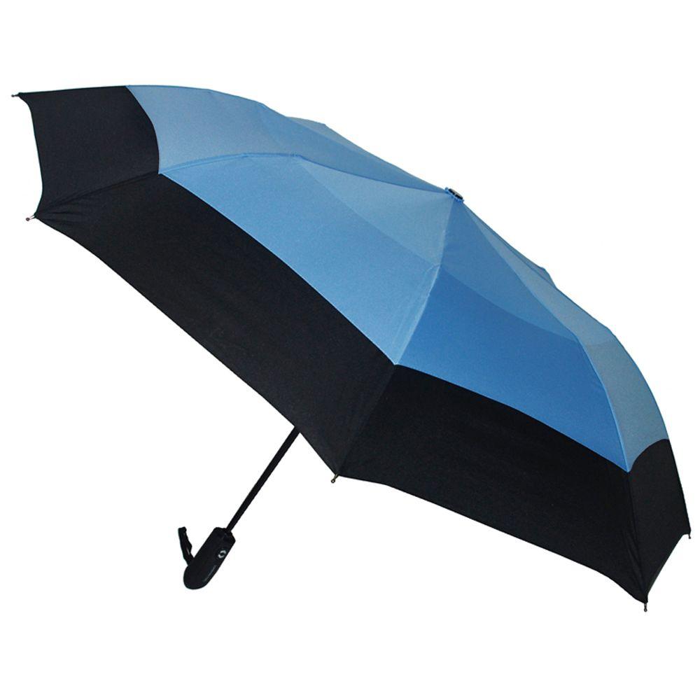 UPC 705855951759 product image for London Fog 46 in. Arc Windguard Auto Open Auto Close Sport Umbrella in Black/Blu | upcitemdb.com