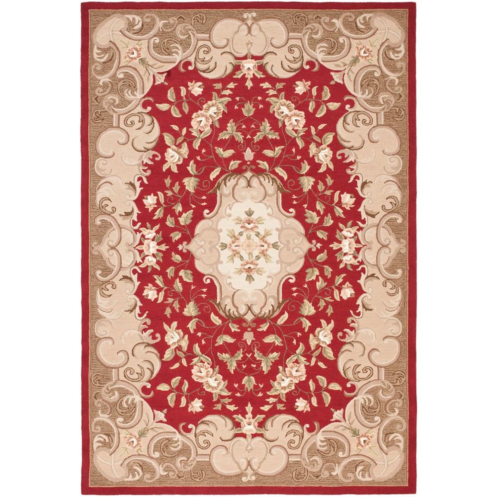 Safavieh Easy Care Rust/Sage 6 ft. x 9 ft. Area RugEZC434A6 The