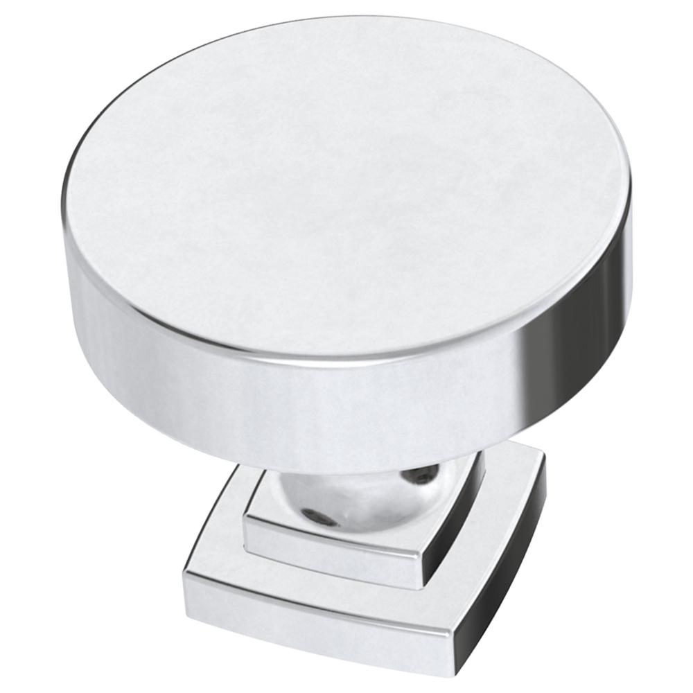 classic bell 1-1/4 in. (32 mm) polished chrome cabinet knob