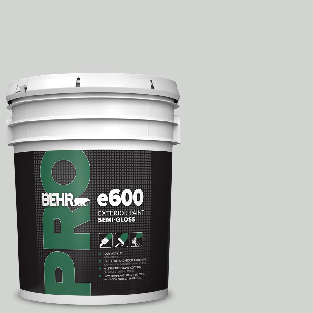 BEHR PRO 5 gal. #PPU26-11 Platinum Semi-Gloss Acrylic Exterior Paint ...