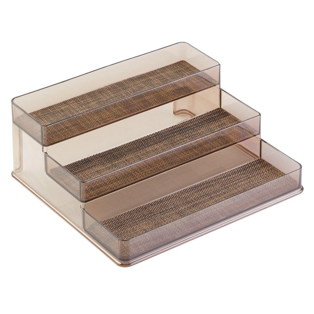 Bronze Copper Metallic Spice Racks Kitchen Storage Organization The Home Depot