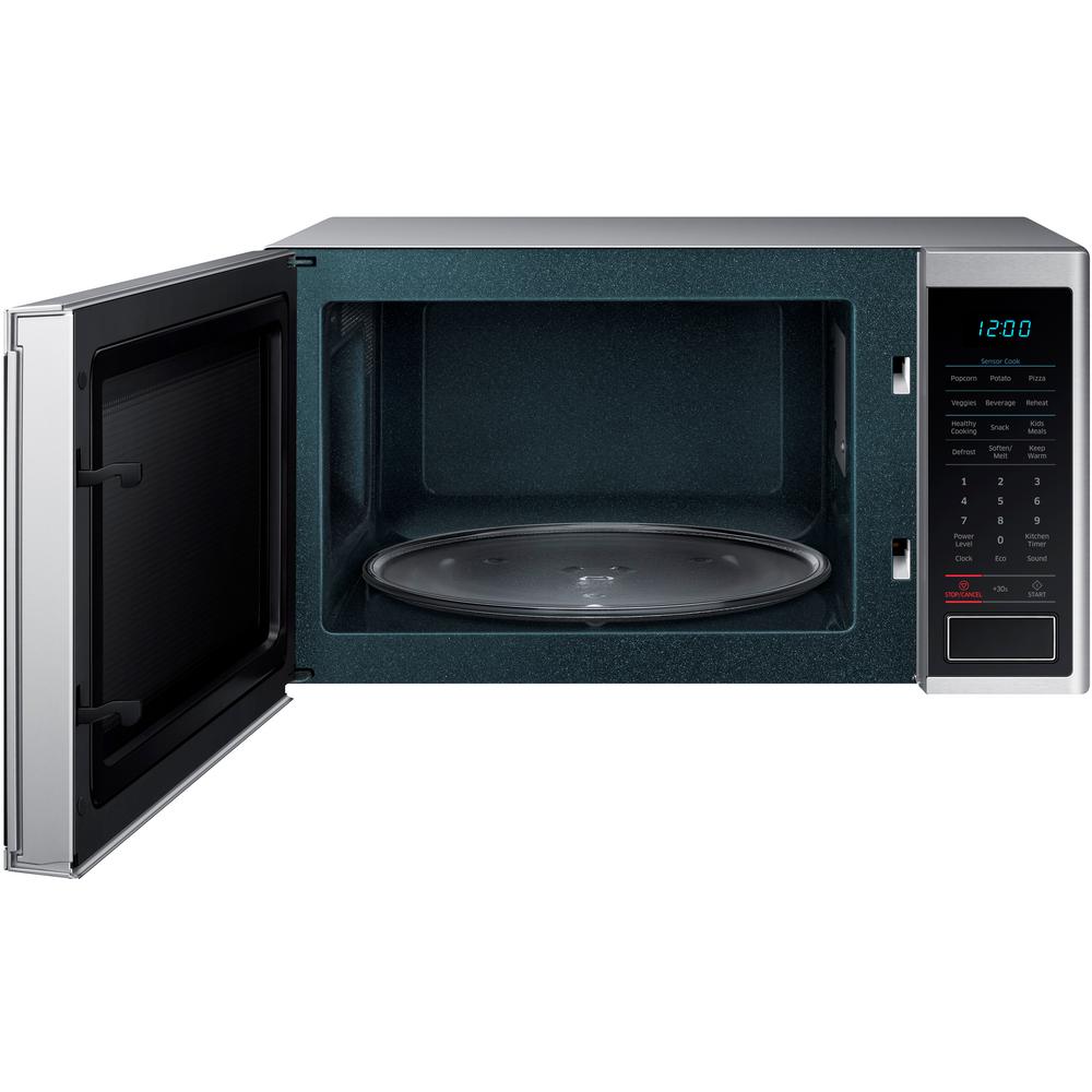 Samsung 1 4 Cu Ft Countertop Microwave With Sensor Cook In