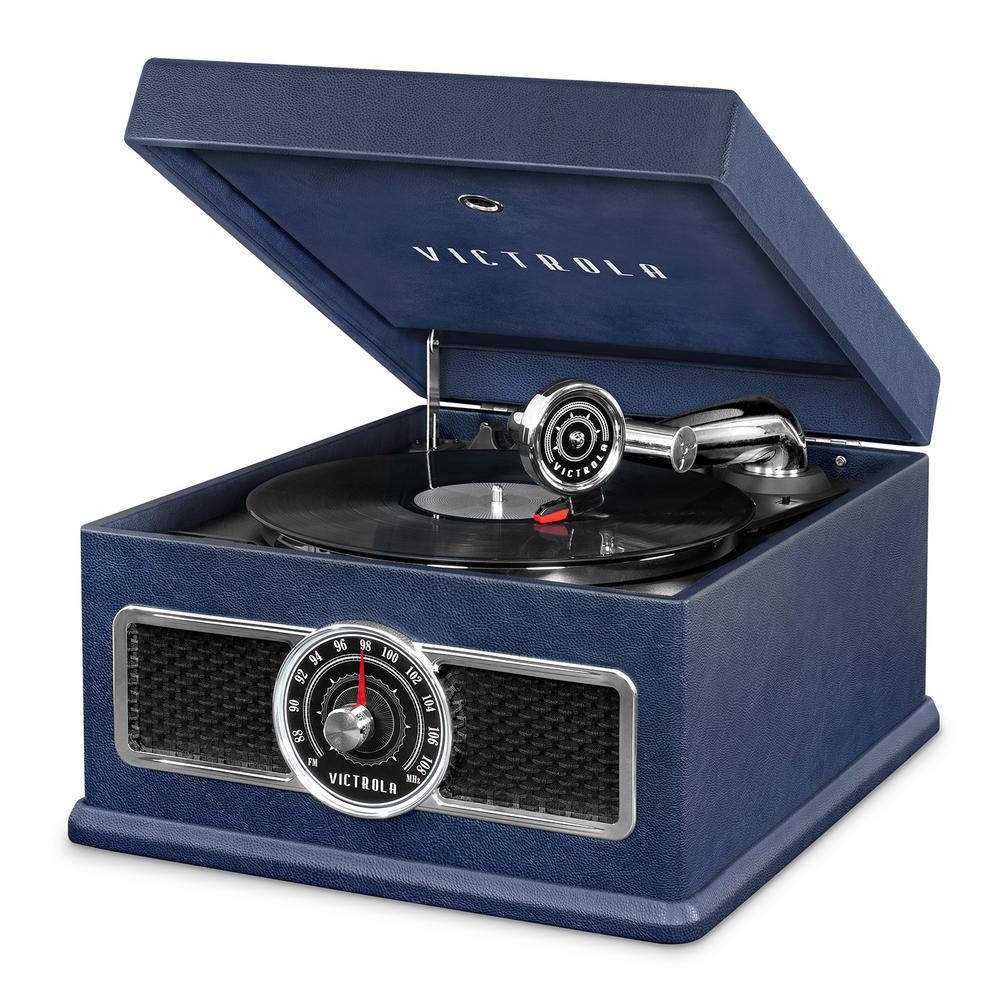 Victrola 5-in-1 Nostalgic Bluetooth Record Player with CD ...