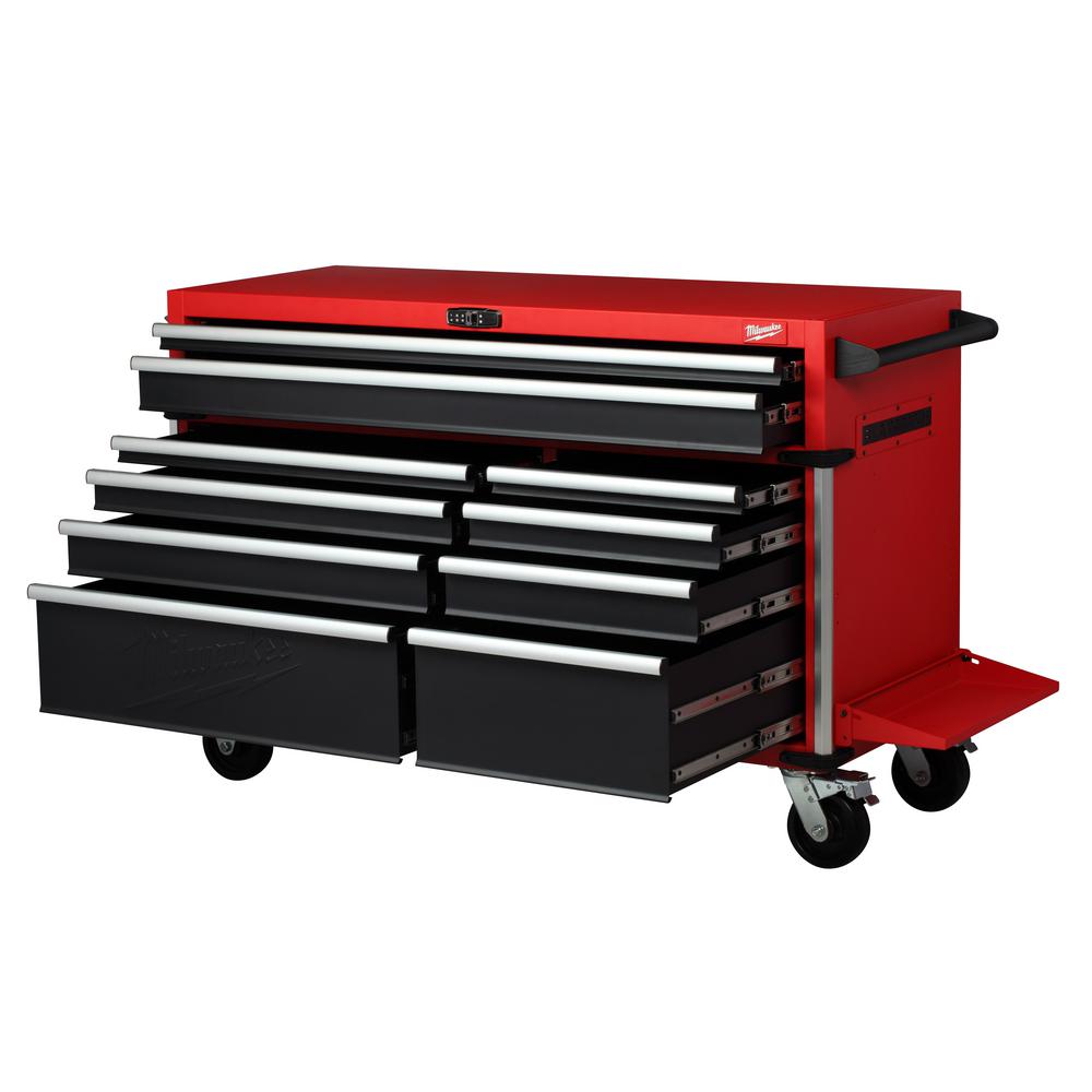 Milwaukee High Capacity 56 In 10 Drawer Roller Cabinet Tool Chest