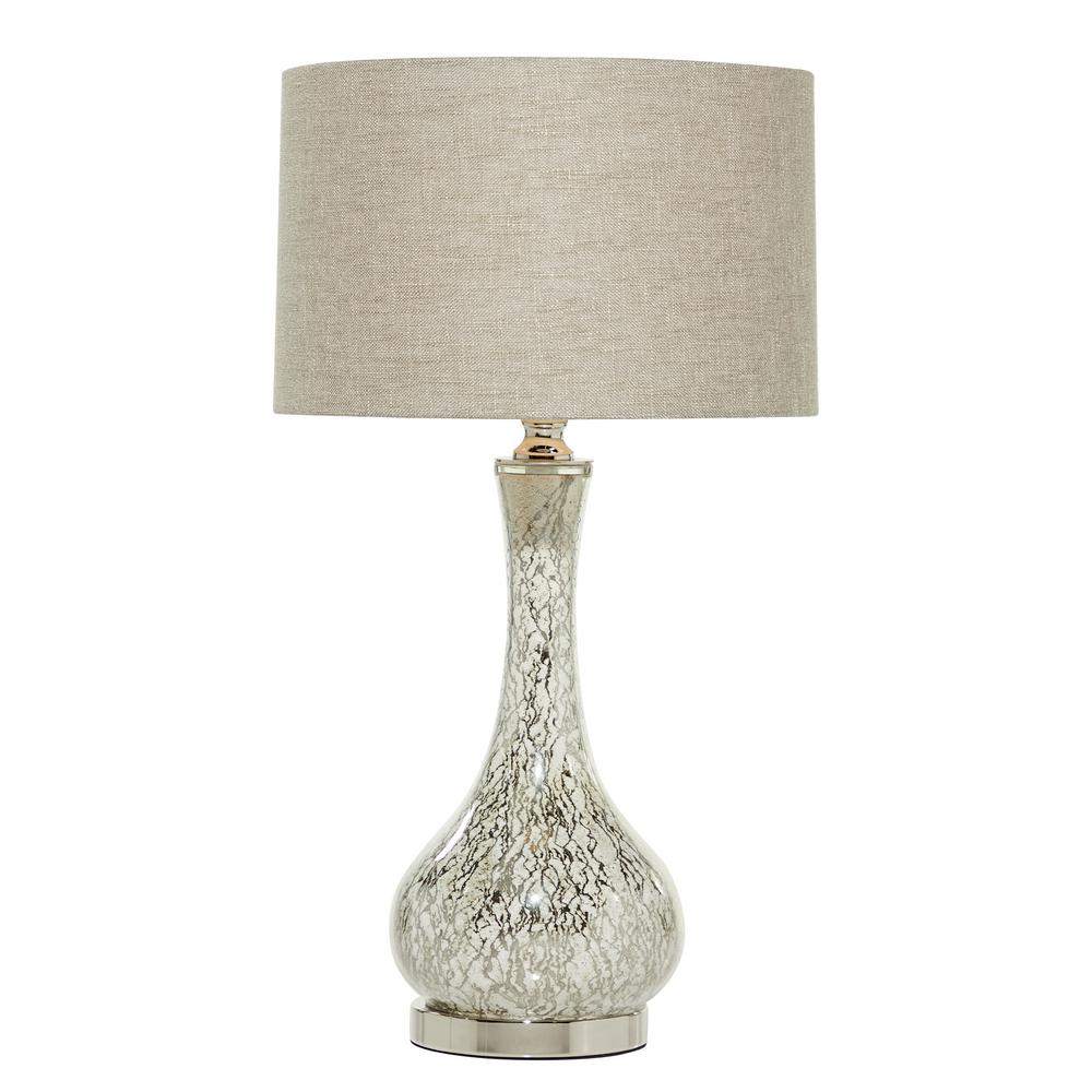 tall glass lamp base