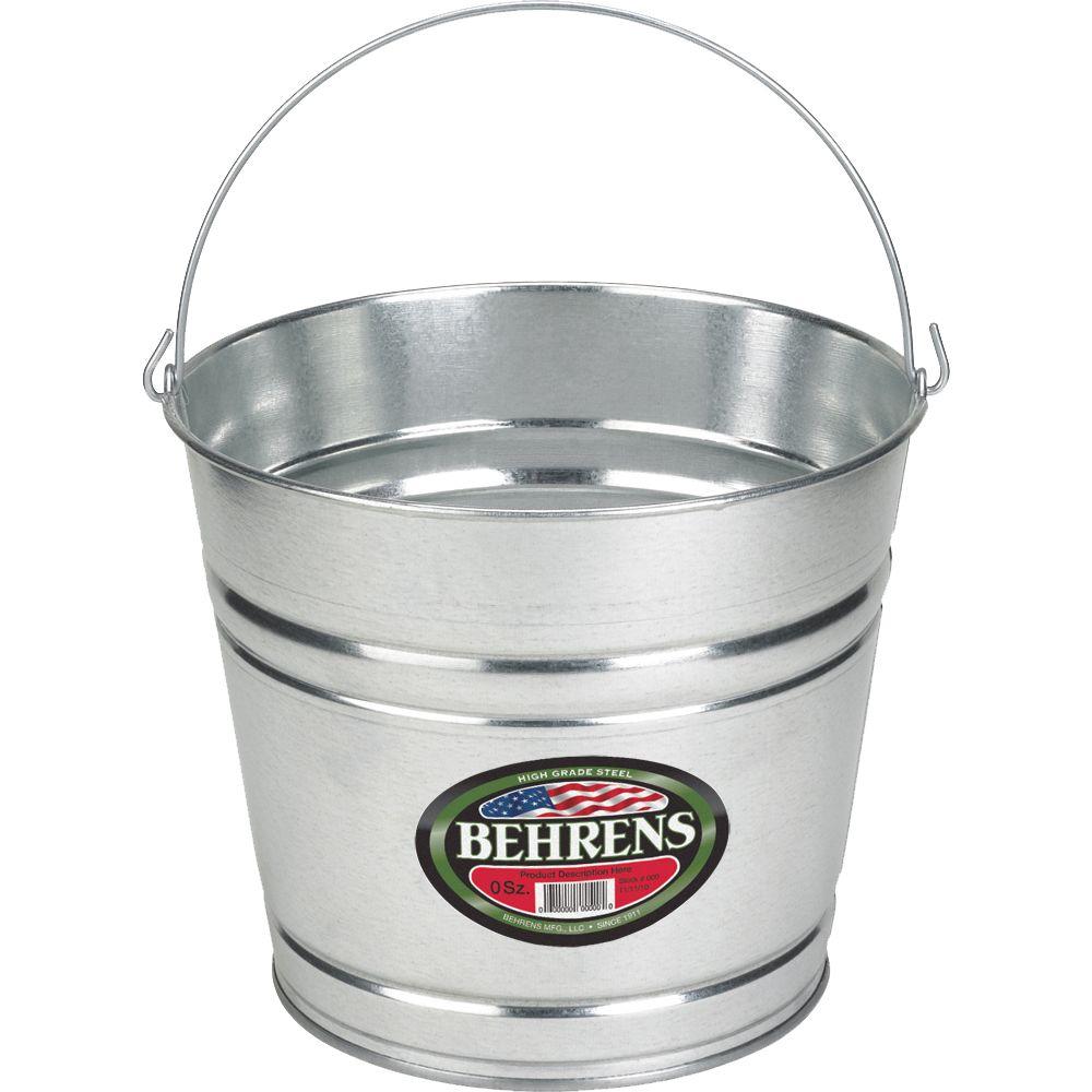 Behrens 12 Qt. Galvanized Steel Pail1212GSX The Home Depot