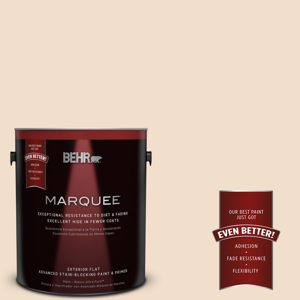 BEHR MARQUEE 1-gal. #OR-W2 So Much Fawn Flat Exterior Paint-445001 ...