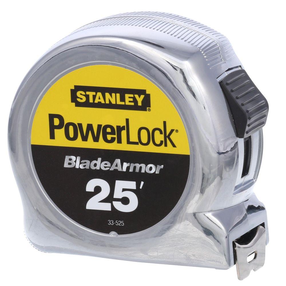Stanley 25 ft. Powerlock Tape Measure with Blade Armor33525 The