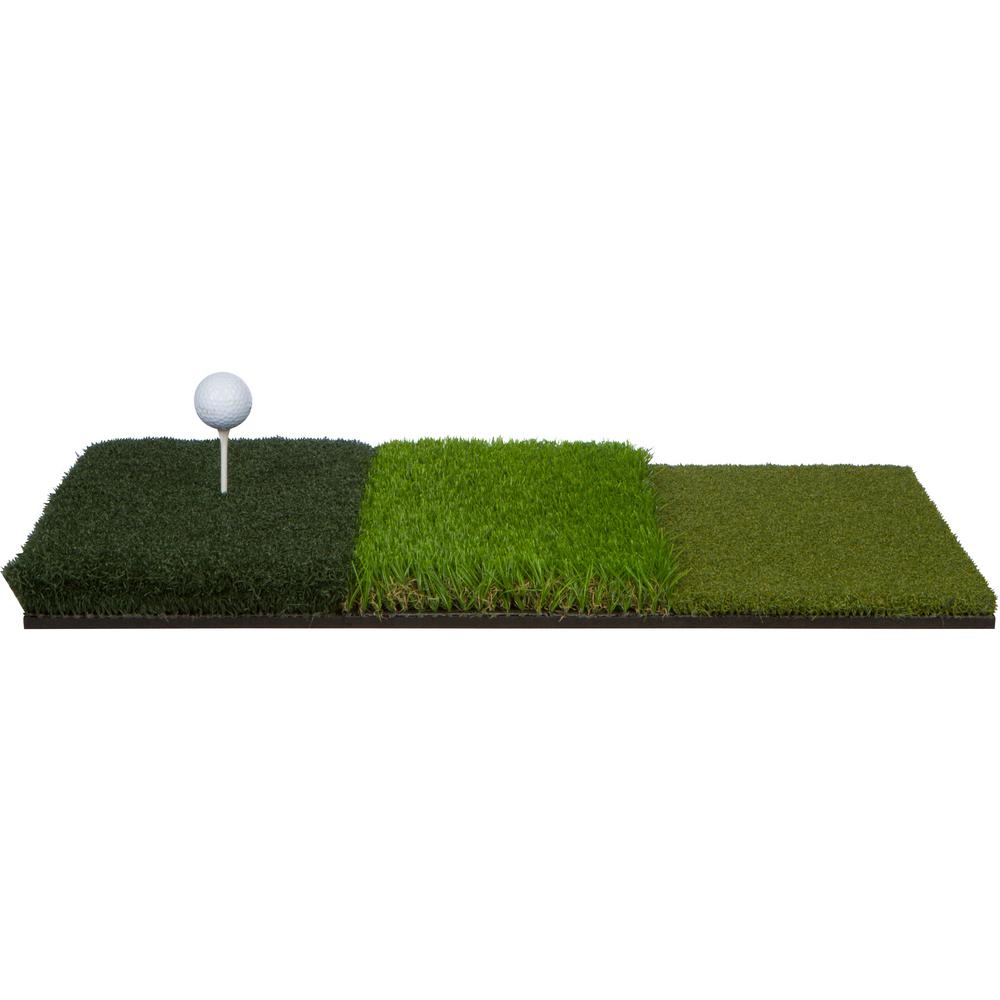 Trademark Innovations 25 inch Tri-Turf Portable Golf Hitting Mat by Trademark Innovations