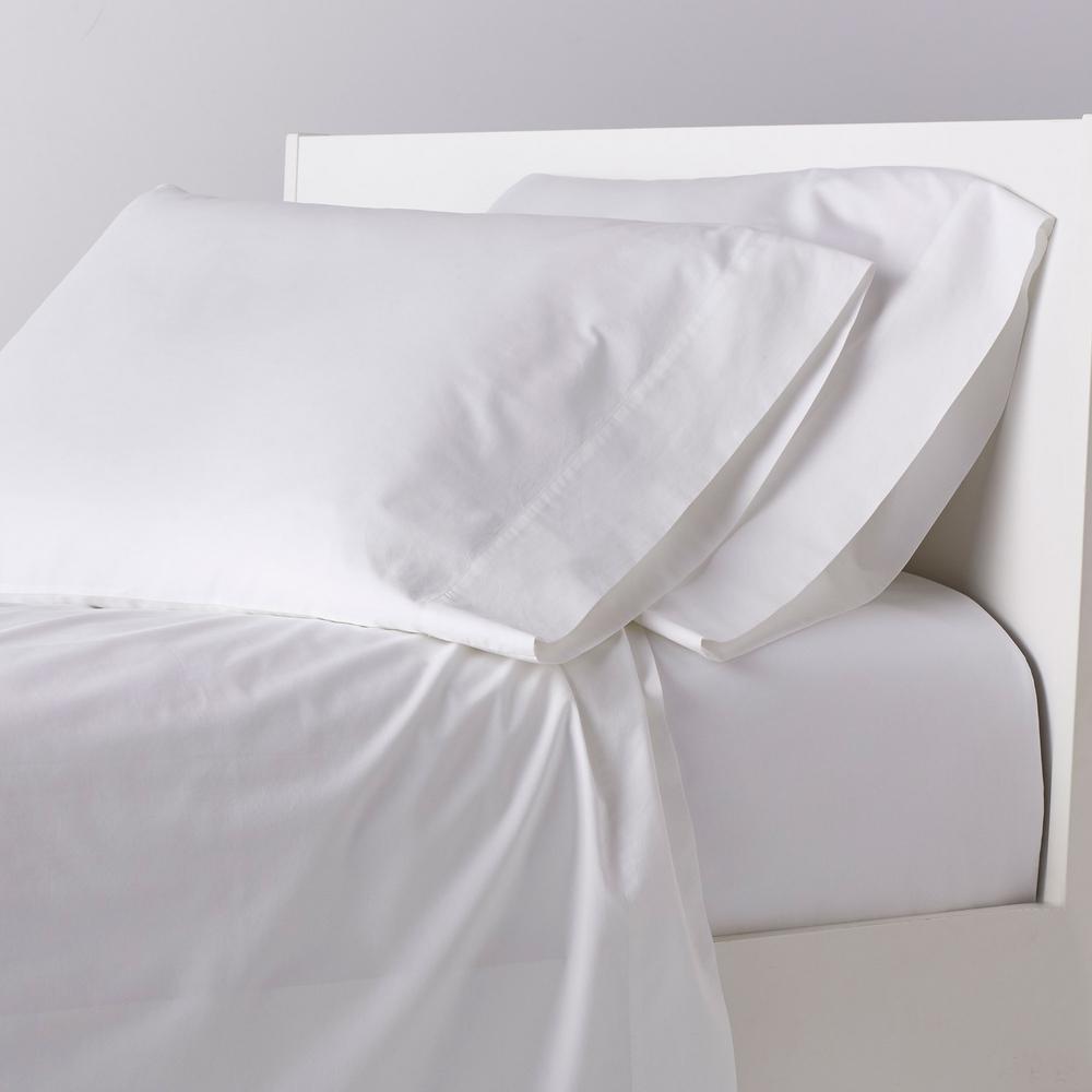 BLACK 200 Thread Count Percale Cotton Rich Twin XL Sheet Set BRAND NEW