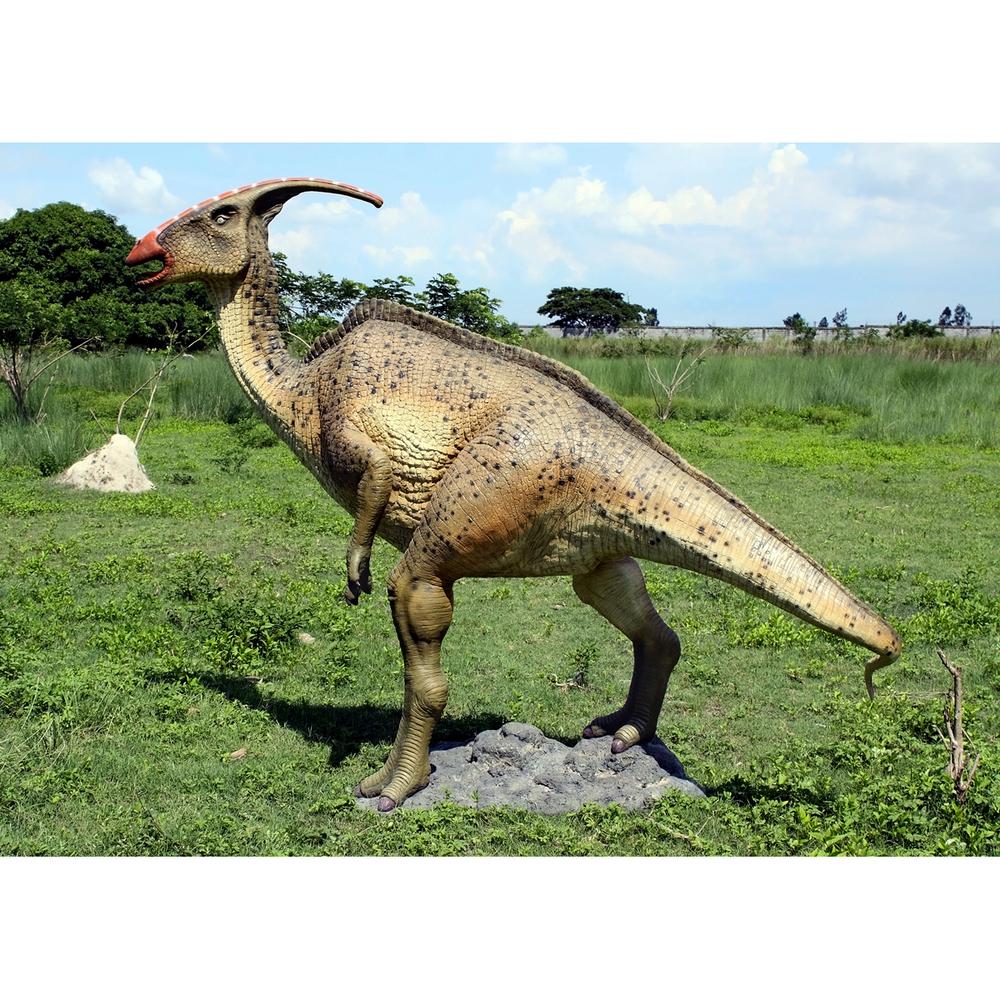 Design Toscano 94 5 In H Jurassic Sized Parasaurolopus Dinosaur