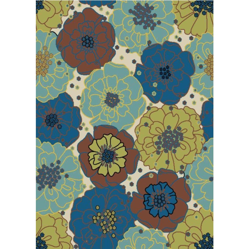 Floral - 10 X 13 - Outdoor Rugs - Rugs - The Home Depot