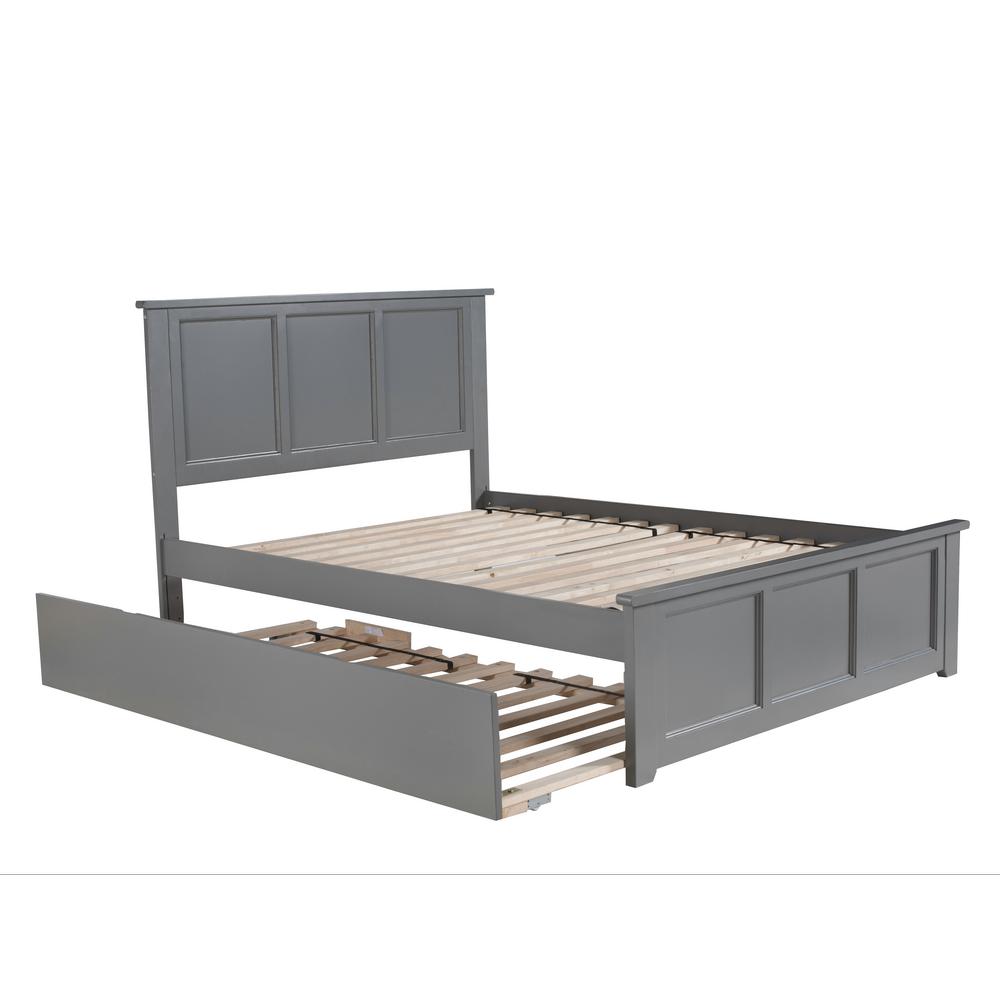 Atlantic Furniture Madison Full Platform Bed With Matching Foot Madison Full Platform Bed With Matching Foot Board Twin Size Urban Trundle In Grey
