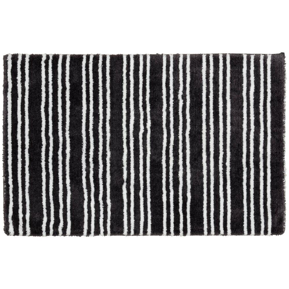 striped bath mat