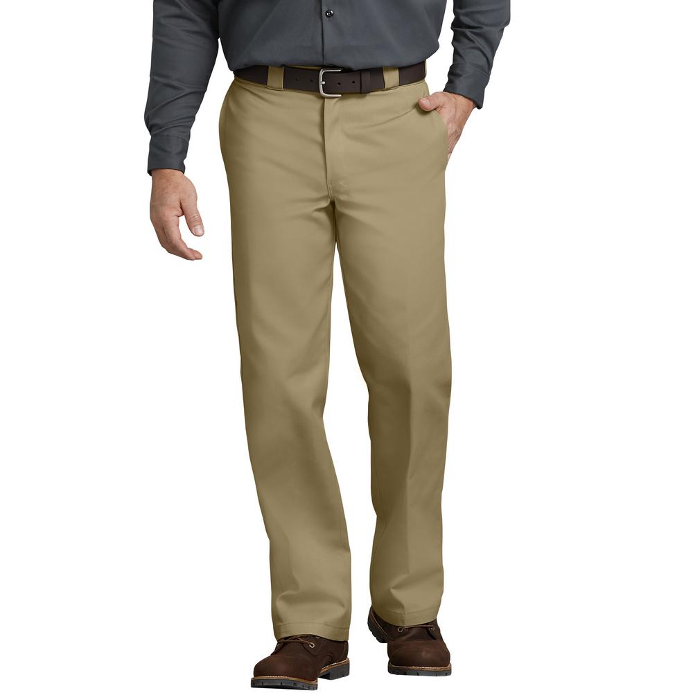 khaki dickies shirt and pants