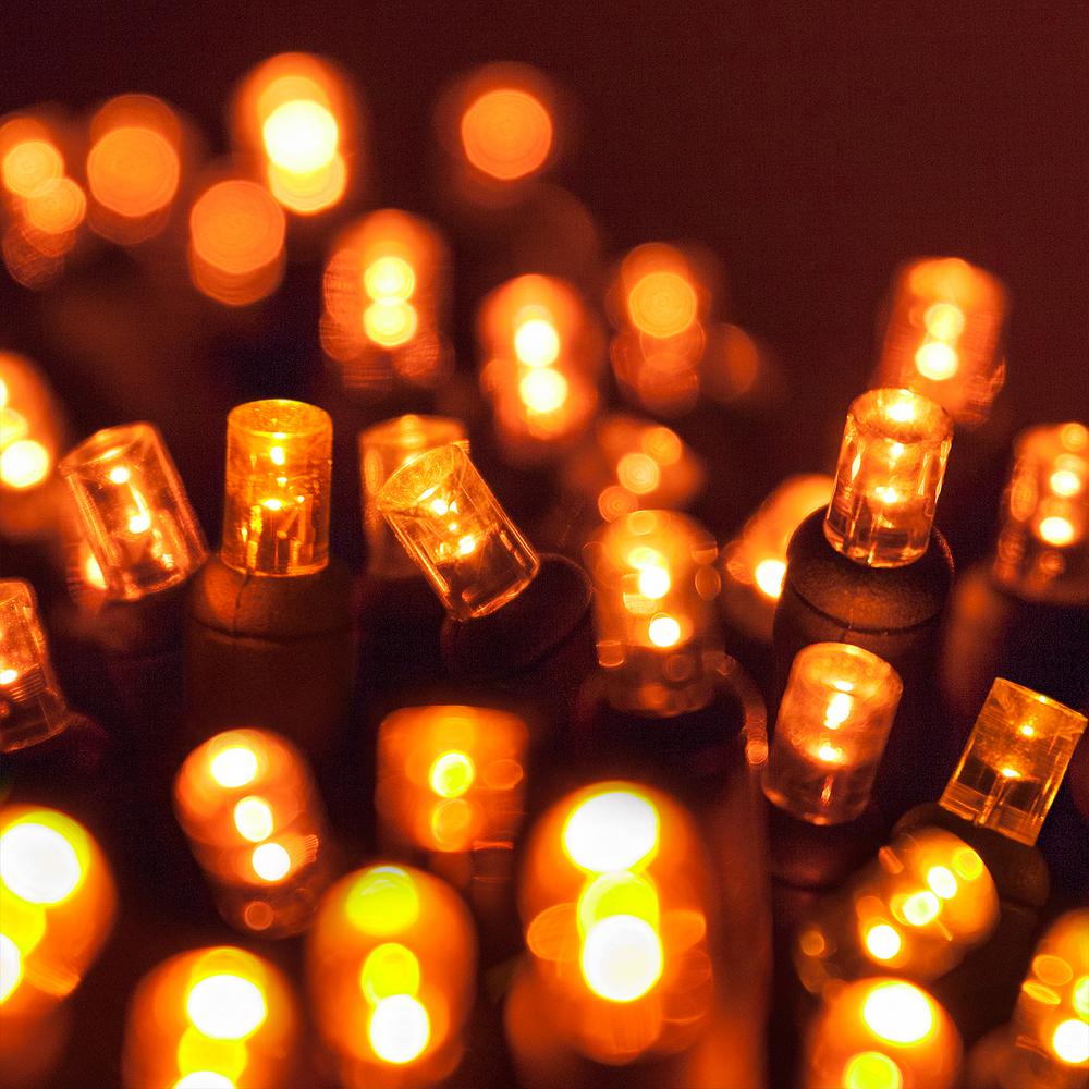 Orange Christmas Lights Decorations The Home Depot 70 Light Orange 5 Mm Led Mini Set