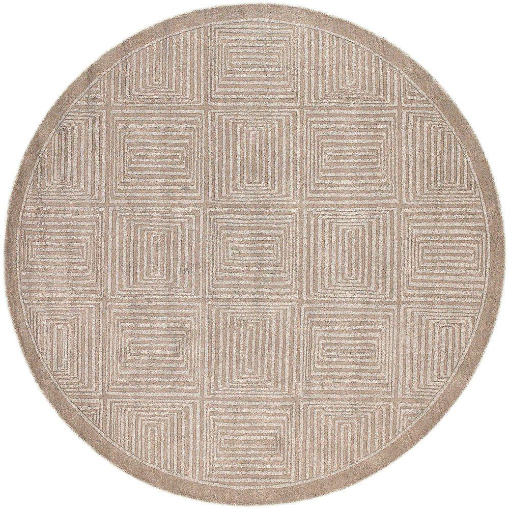 Artistic Weavers Beth Beige 7 ft. 9 in. Round Area RugBTH64 The