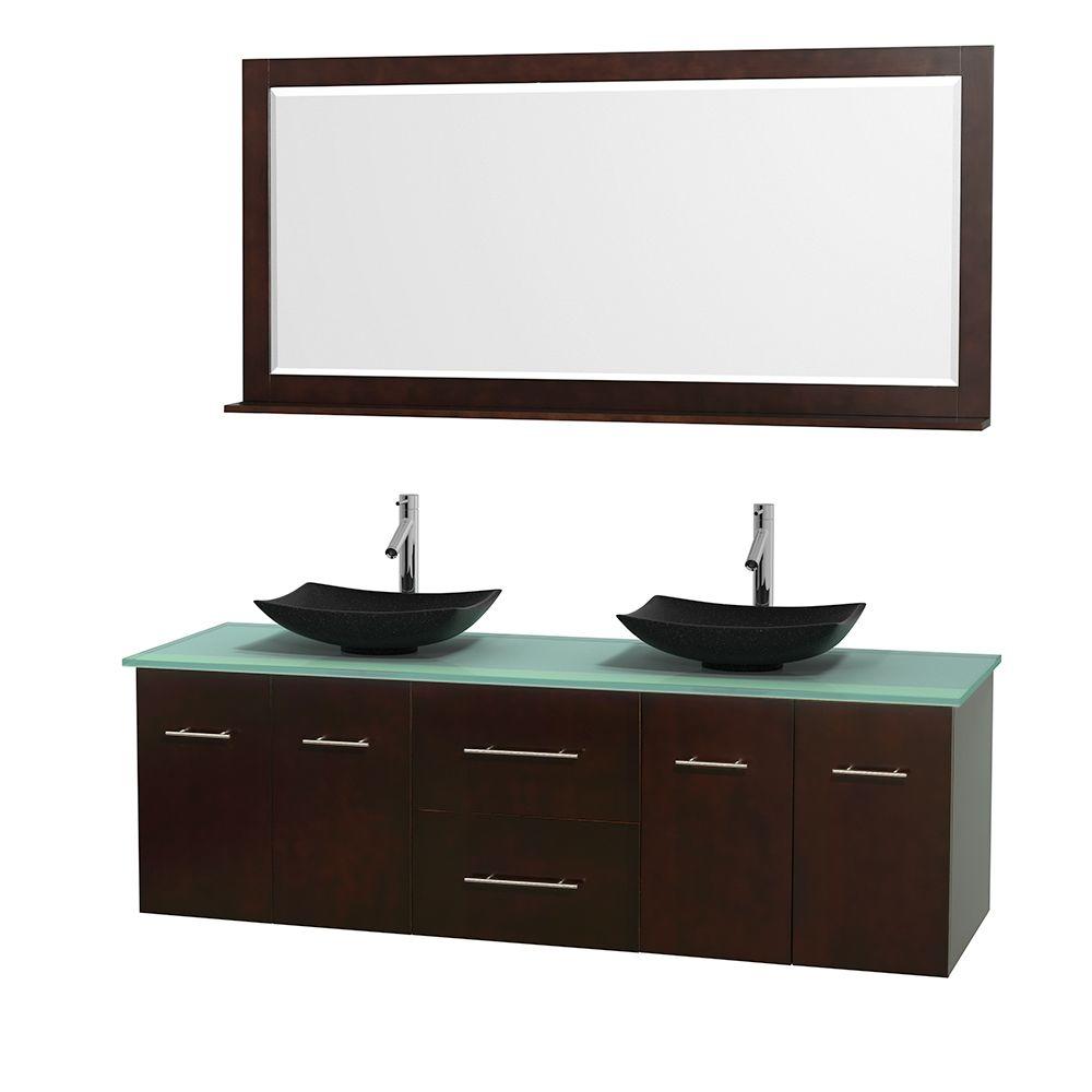 Direct vanity sink Xtraordinary Spa Premium 70 in. Double Vanity in