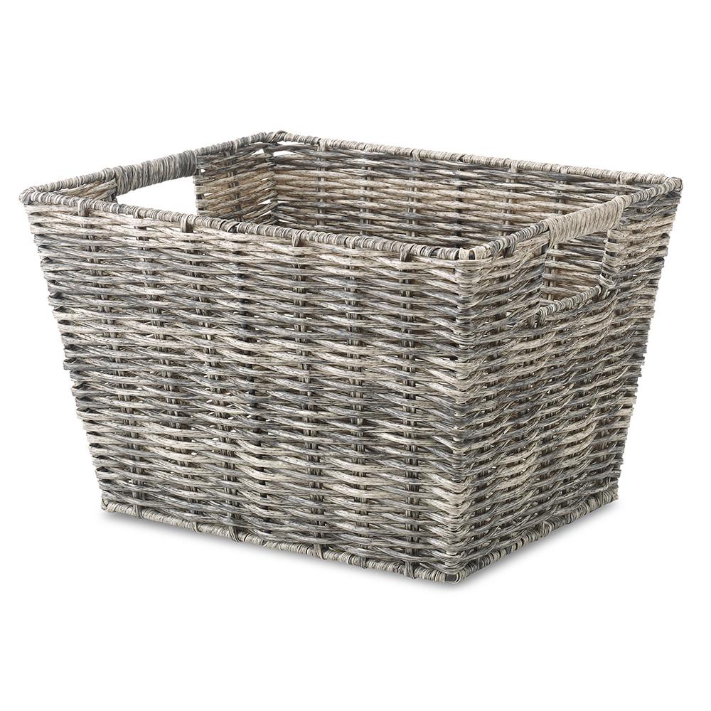 Whitmor 10 in. x 8 in. Rattique Tote Basket63191717