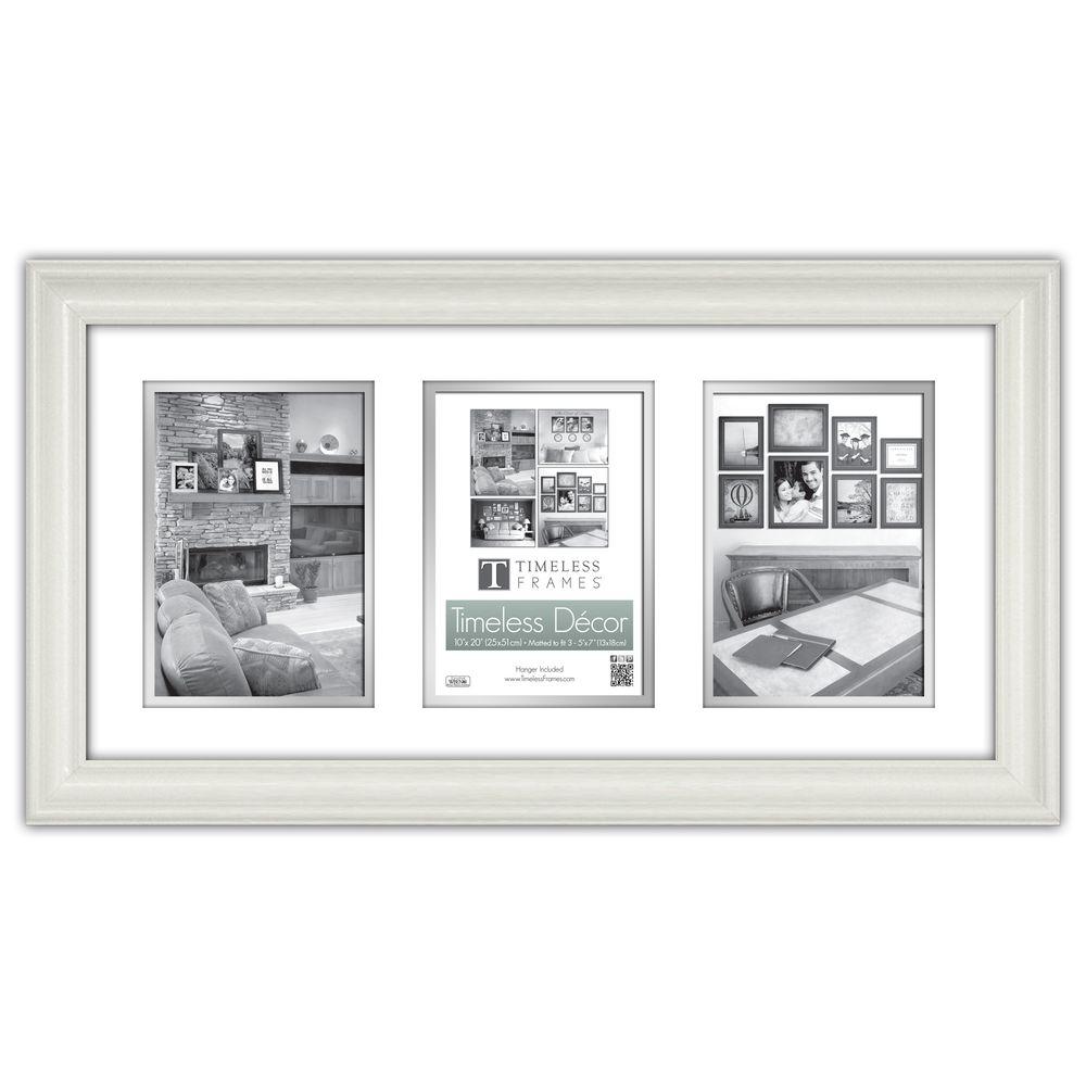 Timeless Frames Lauren 3 Opening 20 In X 10 Pure White Matted
