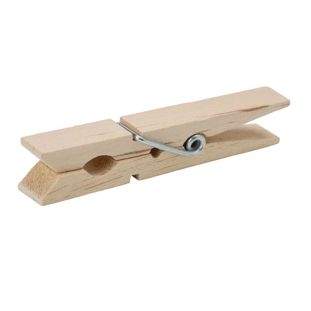 Everbilt Wood Clothespins (50-Pack)-14149 - The Home Depot
