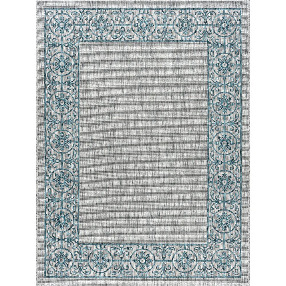 Tayse Rugs Area The Home Depot Veranda Teal