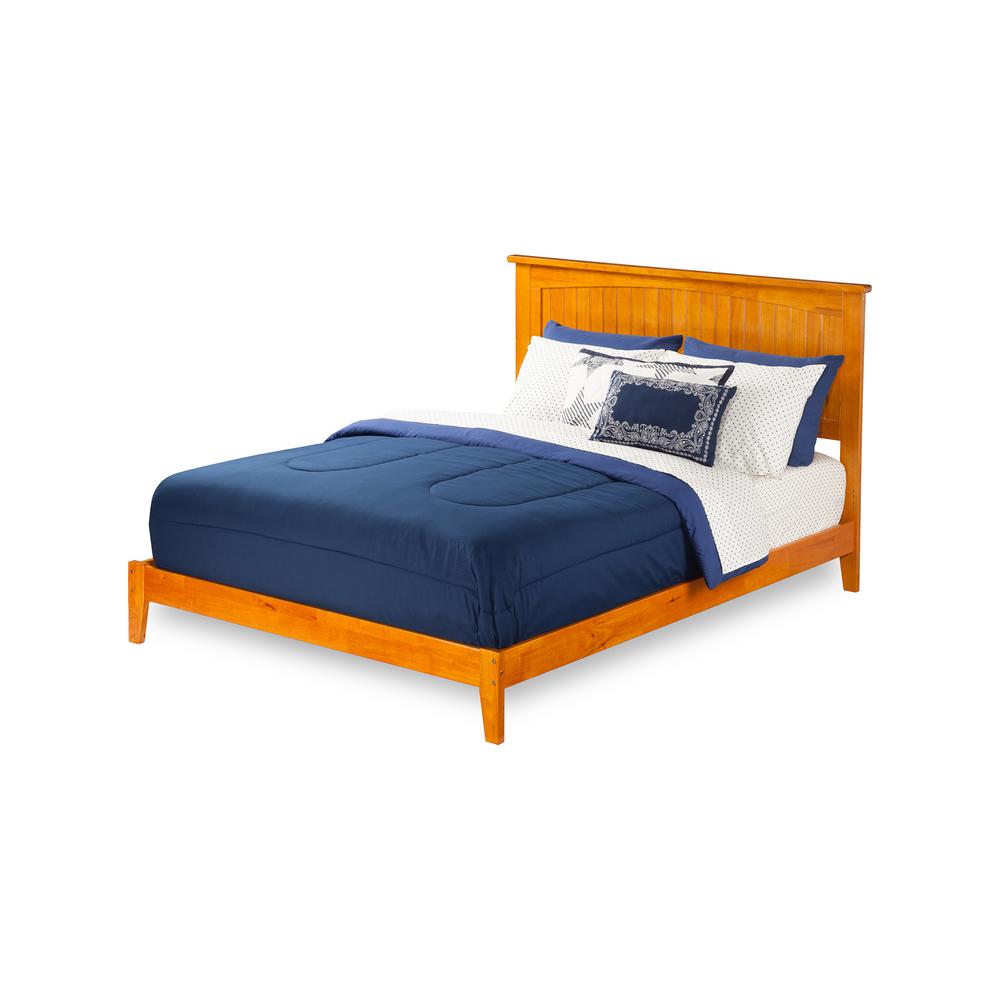 Atlantic Furniture Nantucket Queen Traditional Bed In Caramel Nantucket Queen Traditional Bed In Caramel
