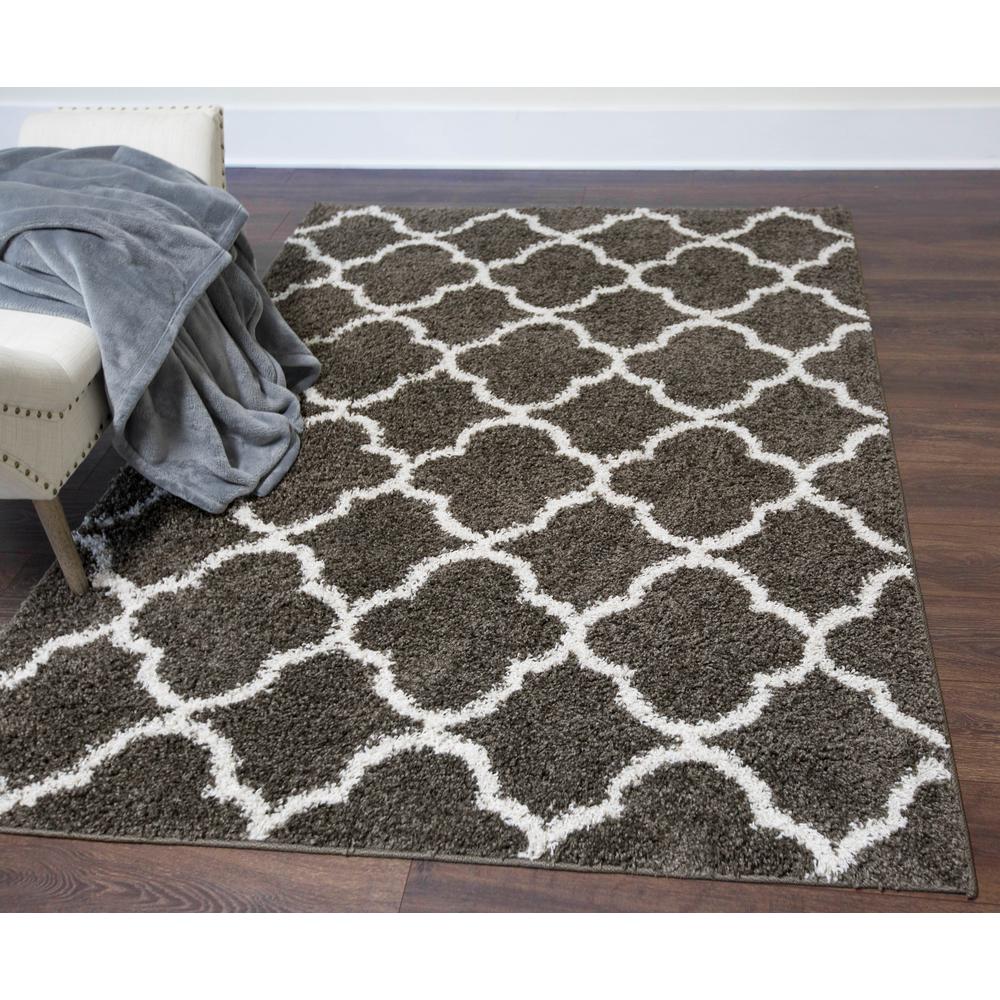Nicole Miller Synergy Dark Gray Off White 8 Ft X 10 Indoor Area Rug Nicole Miller Synergy Dark Gray Off White 8 Ft X 10 Indoor Area Rug