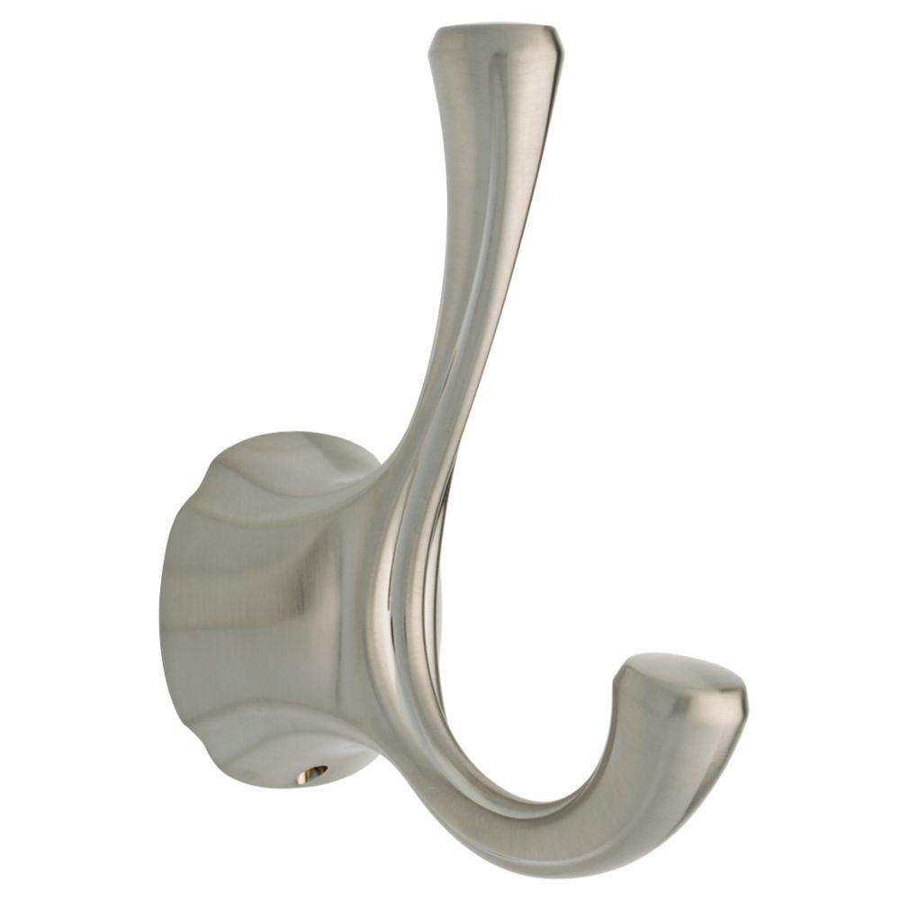 Delta Addison Double Towel Hook in Brilliance Stainless-79235-SS - The Home Depot