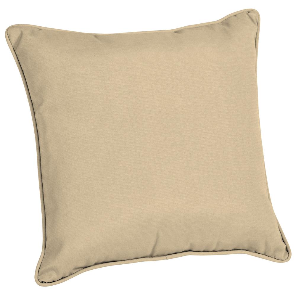 beige linen throw pillows