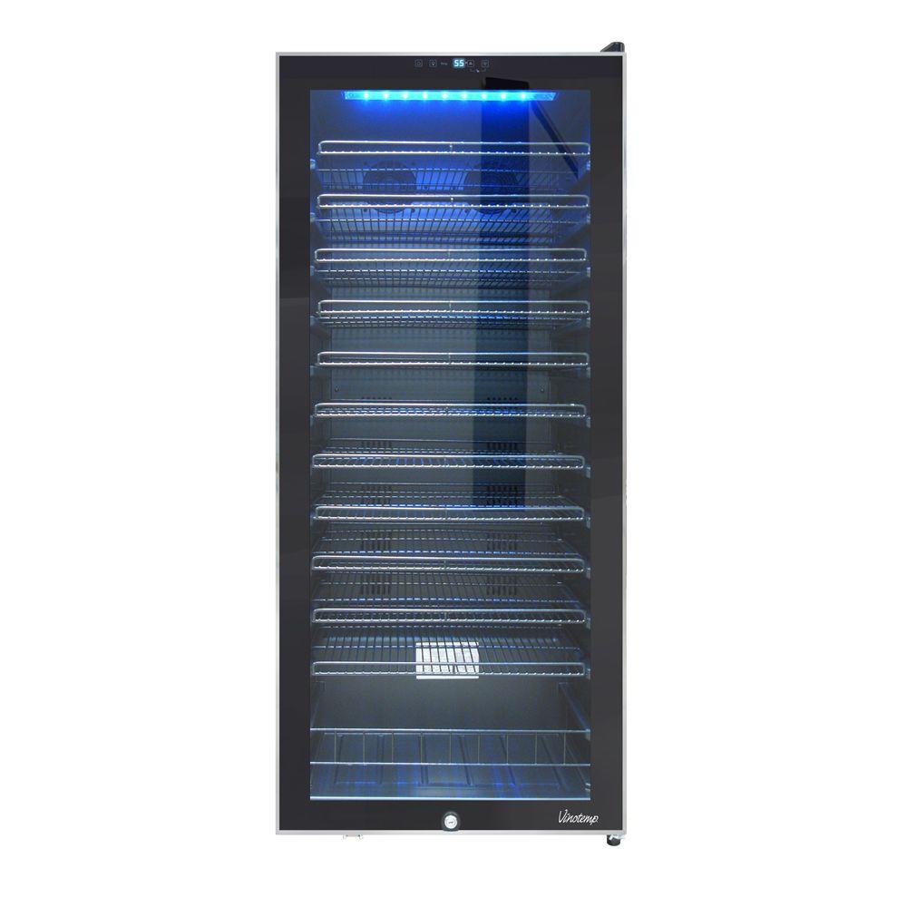 Vinotemp 99Bottle Freestanding Wine CoolerVT100TSSB The Home Depot