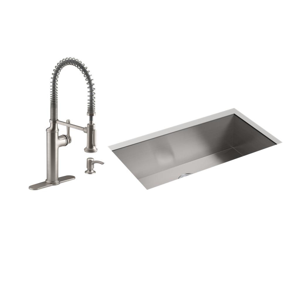 Stainless Steel All In One Kohler Kitchen Sinks Kitchen
