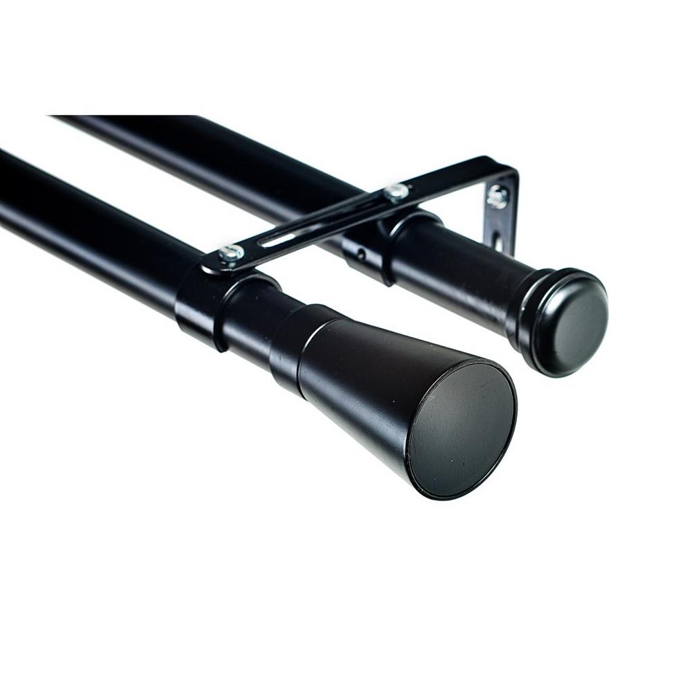 Powder Coat Paint Curtain Rods Window Treatments The Home Depot