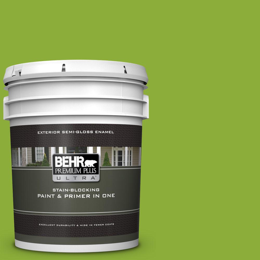 BEHR MARQUEE 5 gal. N4105 Village Green SemiGloss Enamel Exterior