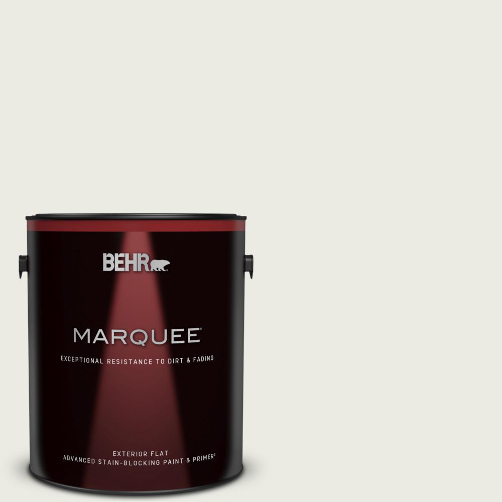 BEHR MARQUEE 1 gal. PPU2414 White Moderne Flat Exterior Paint