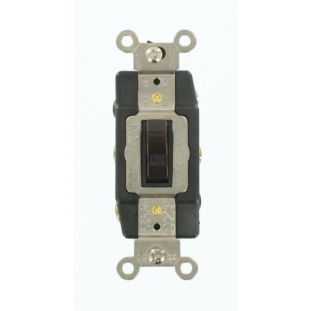 Leviton 4 Way Switch Brown